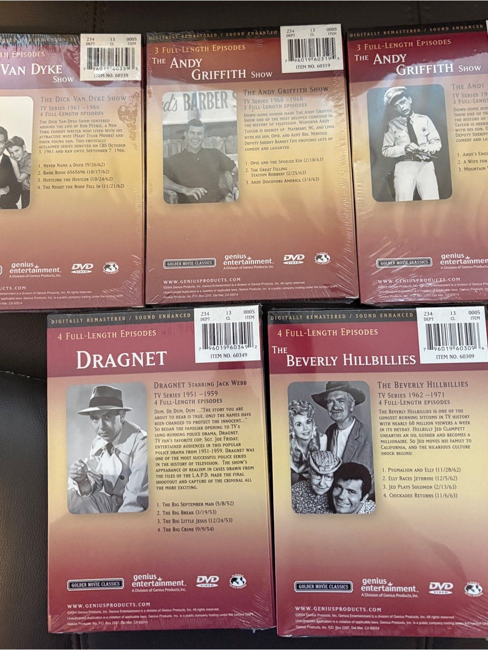 Five DVD Collection for the Nostalgic TV Viewer-Popular TV Shows from the Past - Picture 2 of 9
